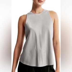 Abercrombie Satin High Neck Top